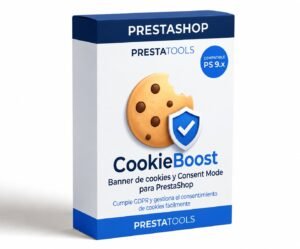 CookieBoost – Banner de cookies y Consent Mode para PrestaShop