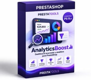 AnalyticsBoost – Dashboard avanzado y analítica para PrestaShop