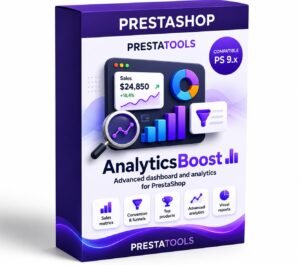 AnalyticsBoost – Advanced Dashboard and Analytics for PrestaShop
