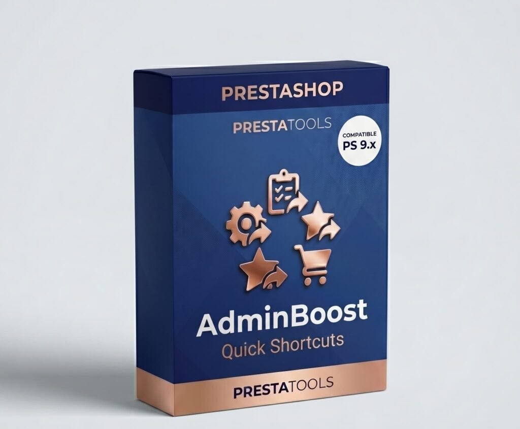AdminBoost – Quick Access & Favorites for PrestaShop