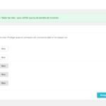 Quels formulaires protéger : contact et inscription sont activés d’office