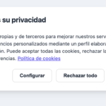 Banner de cookies de CookieBoost en una tienda PrestaShop