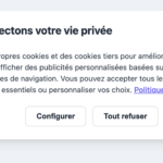 Bandeau de cookies CookieBoost sur une boutique PrestaShop