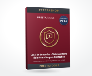 Canal de denuncias — Denuncias anónimas y cifradas con plazos legales para PrestaShop