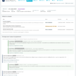 Fiche du dossier avec feux des délais et fil des messages avec l'auteur du signalement