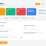 Panel de configuración de ReviewBoost en PrestaShop